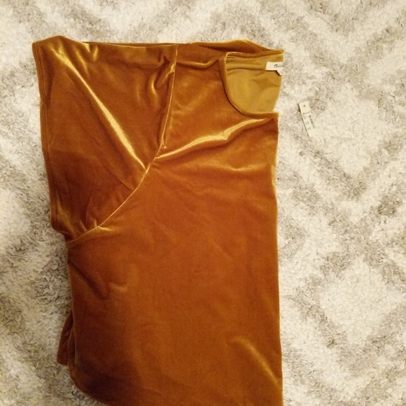 Madewell Velvet Top NWT and NWOT - Picture 5 of 9